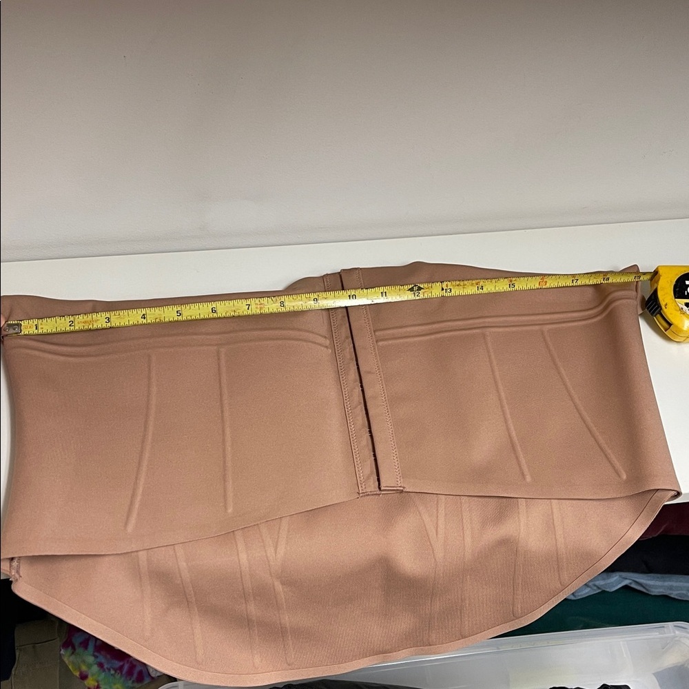 New Skims 3x bonded long corset in sienna - Picture 5 of 5